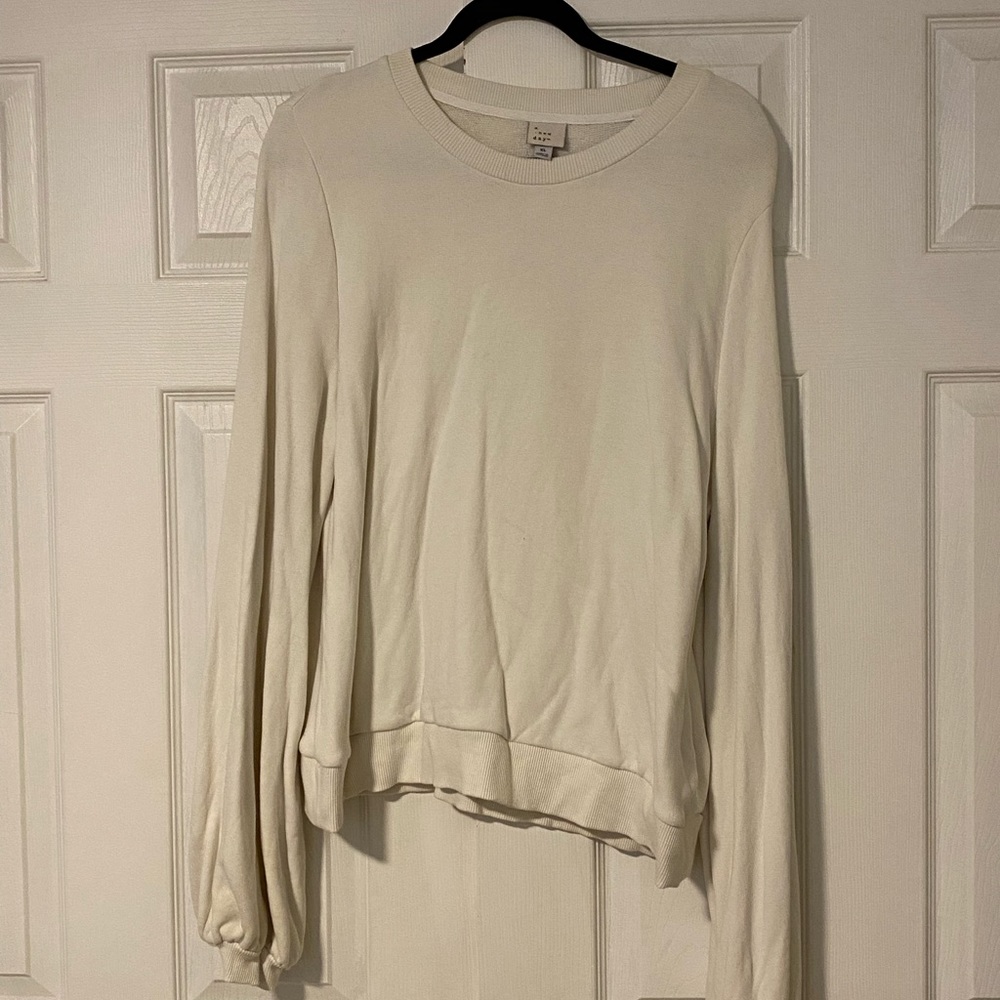 Cream sweater